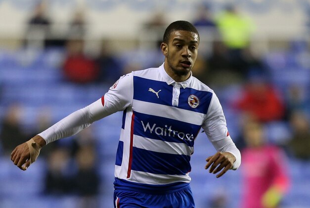 READING, ENGLAND - FEBRUARY 10:   Michael Hector of Reading in action during the Sky Bet Championship match between Reading and Leeds United at Madejski Stadium on February 10, 2015 in Reading, England.  (Photo by Ben Hoskins/Getty Images)