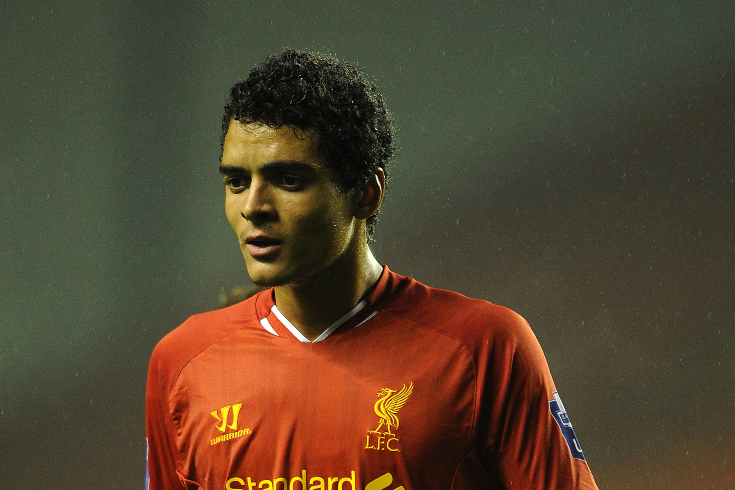 LIVERPOOL, ENGLAND - SEPTEMBER 17: Tiago Ilori of Liverpool U21 looks on during the Barclays U21s Premier League match between Liverpool U21 and Sunderland U21 at Anfield on September 17, 2013 in Liverpool, England. (Photo by Chris BrunskillGetty Images)