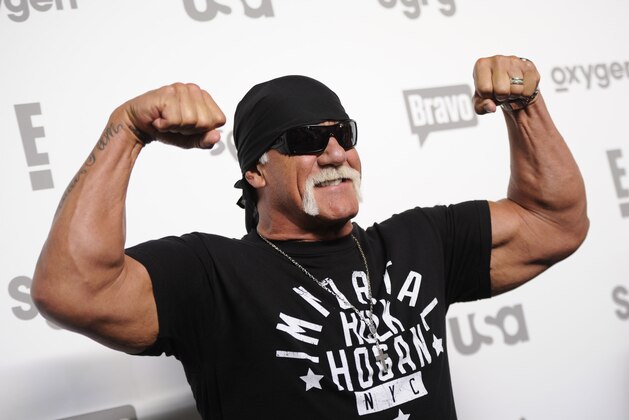 Hulk Hogan attends the NBCUniversal Cable Entertainment 2015 Upfront at The Jacob Javits Center on Thursday, May 14, 2015, in New York. (Photo by Evan Agostini/Invision/AP)