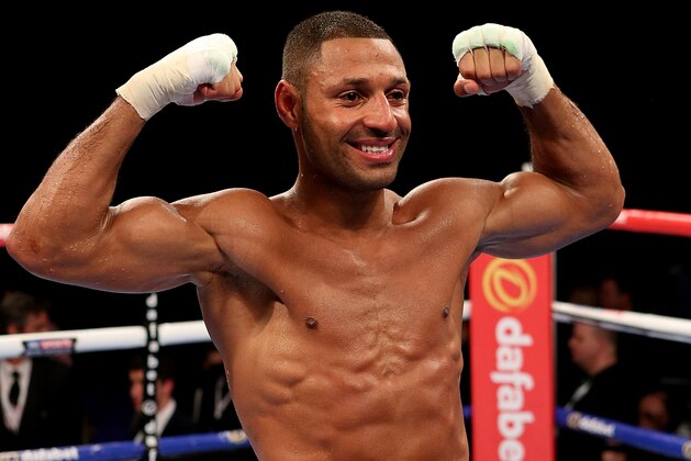 LONDON, ENGLAND - MAY 30: Kell Brook of England poses with the IBF World Welterweight Championship title belt after defeating Frankie Gavin of England at The O2 Arena on May 30, 2015 in London, England. (Photo by Ben Hoskins/Getty Images)