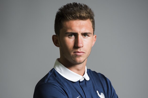 France's under 21 national football team defender Aymeric Laporte poses on September 1, 2015 in Clairefontaine-en-Yvelines, near Paris. AFP PHOTO / MARTIN BUREAU        (Photo credit should read MARTIN BUREAU/AFP/Getty Images)