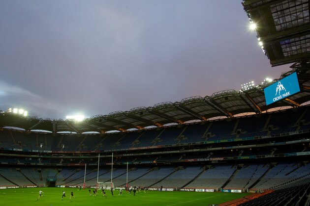 DUBLIN, IRELAND - OCTOBER 27:  Members of the AFL Australian International Rules team during a training session at Croke Park on October 27, 2010 in Dublin, Ireland. (Photo by Patrick Bolger/Getty Images)