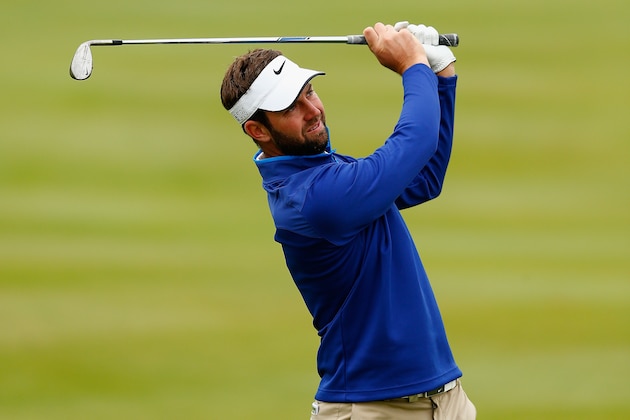 MOSCOW, RUSSIA - SEPTEMBER 03:  Scott Jamieson of Scotland plays his second shot on the thirteenth hole on day one of the M2M Russian Open at Skolkovo Golf Club on September 3, 2015 in Moscow, Russia.  (Photo by Harry Engels/Getty Images)