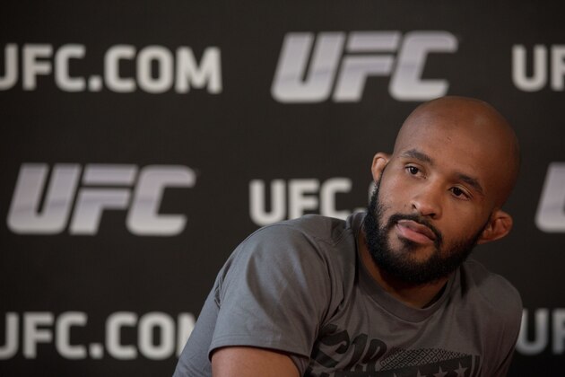 TOKYO, JAPAN - MAY 18: Current UFC Flyweight Champion Demetrious Johnson talks to the media during a press conference at Krazy Bee Gym on May 18, 2015 in Tokyo, Japan. (Photo by Chris McGrath/Zuffa LLC/Zuffa LLC) TOKYO, JAPAN - MAY 18: Current UFC Flyweight Champion Demetrious Johnson talks to the media during a press conference at Krazy Bee Gym on May 18, 2015 in Tokyo, Japan. (Photo by Chris McGrath/Zuffa LLC/Zuffa LLC)