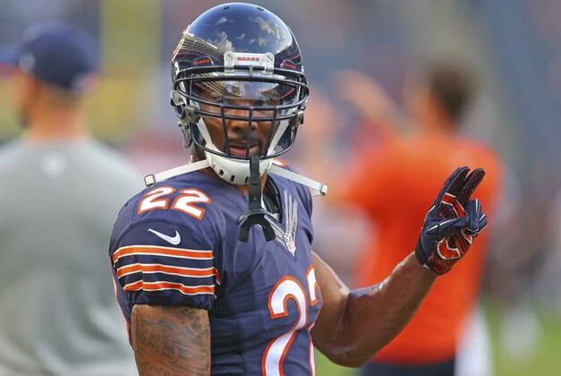 Sep 3, 2015; Chicago, IL, USA; Chicago Bears running back Matt Forte (22) warms up prior to a game against the Cleveland Browns at Soldier Field. Mandatory Credit: Dennis Wierzbicki-USA TODAY Sports