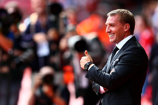 LIVERPOOL, ENGLAND - AUGUST 29:  Brendan Rodgers, manager of Liverpool looks on prior to the Barclays Premier League match between Liverpool and West Ham United at Anfield on August 29, 2015 in Liverpool, England.  (Photo by Clive Mason/Getty Images)