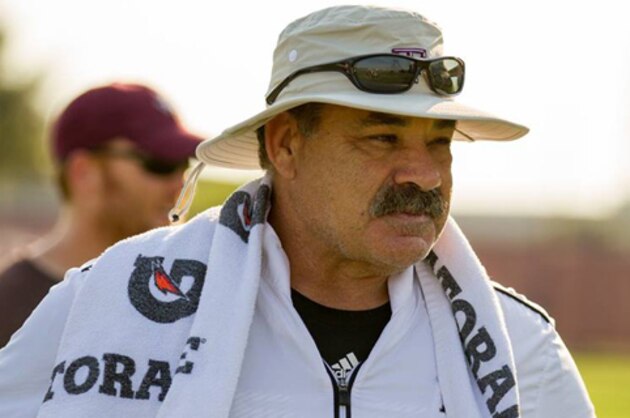 Texas A&M defensive coordinator John Chavis