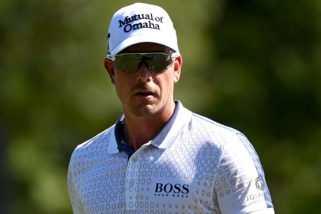 NORTON, MA - SEPTEMBER 06:  Henrik Stenson of Sweden walks off the seventh green during round three of the Deutsche Bank Championship at TPC Boston on September 6, 2015 in Norton, Massachusetts.  (Photo by Ross Kinnaird/Getty Images)