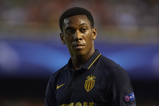 VALENCIA, SPAIN - AUGUST 19: Anthony Martial of Monaco looks on during the UEFA Champions League Qualifying Round Play Off First Leg match between Valencia CF and AS Monaco at Mestalla Stadium on August 19, 2015 in Valencia, Spain.  (Photo by Manuel Queimadelos Alonso/Getty Images)