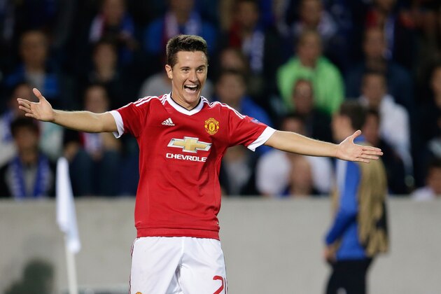 Ander Herrera of Manchester United during the UEFA Champions League play-offs match between Club Brugge and Manchester United on August 26, 2015 at the Jan Breydel stadium in Brugge, Belgium.(Photo by VI Images via Getty Images)