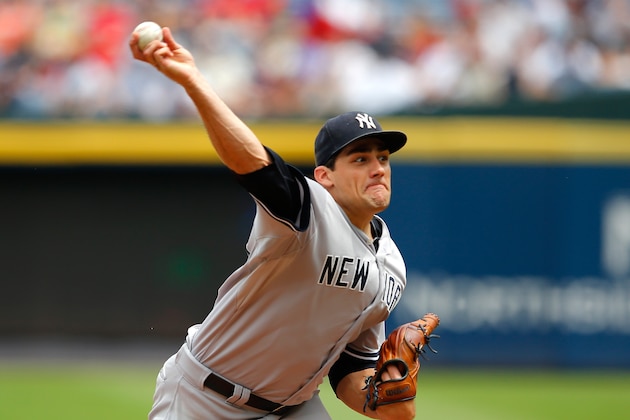ATLANTA, GA - AUGUST 30: Nathan Eovaldi #30 of the New York Yankees pitches in the first inning against the Atlanta Braves at Turner Field on August 30, 2015 in Atlanta, Georgia. (Photo by Kevin C. Cox/Getty Images) ATLANTA, GA - AUGUST 30: Nathan Eovaldi #30 of the New York Yankees pitches in the first inning against the Atlanta Braves at Turner Field on August 30, 2015 in Atlanta, Georgia. (Photo by Kevin C. Cox/Getty Images)