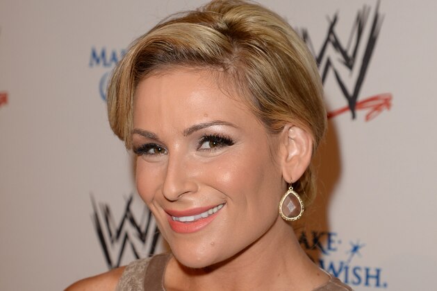 BEVERLY HILLS, CA - AUGUST 15:  WWE Diva Natalya attends WWE & E! Entertainment's 'SuperStars For Hope' at the Beverly Hills Hotel on August 15, 2013 in Beverly Hills, California.  (Photo by Jason Merritt/Getty Images for WWE)