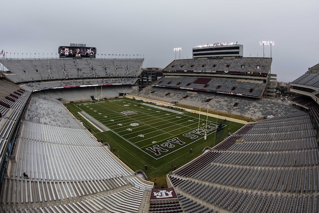 Nov 15, 2014; College Station, TX, USA; General view of Kyle Field before a game between the Texas A&M Aggies and the Missouri Tigers. Mandatory Credit: Troy Taormina-USA TODAY Sports