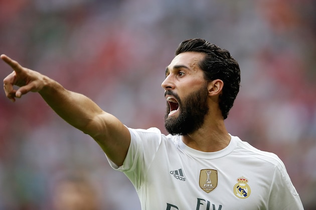 Arbeloa of Real Madrid during the AUDI Cup match between Real Madrid and Tottenham Hotspur on August 4, 2015 at the Allianz Arena in Munich, Germany(Photo by VI Images via Getty Images)