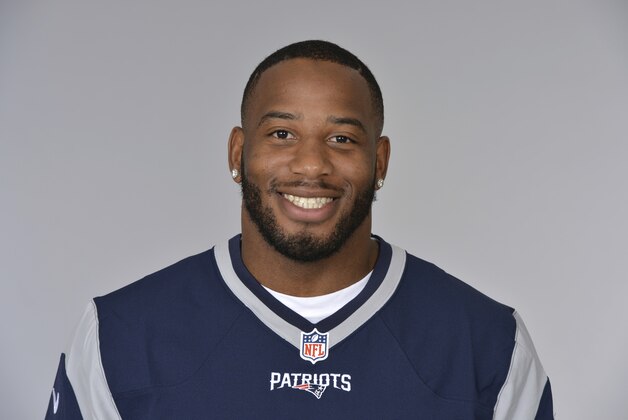 This is a 2015 photo of Jonas Gray of the New England Patriots NFL football team. This image reflects the New England Patriots active roster as of Wednesday, June 10, 2015 when this image was taken. (AP Photo)