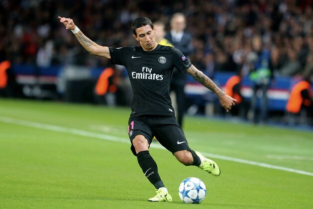 PARIS, FRANCE - SEPTEMBER 15:  Angel Di Maria of Paris Saint-Germain in action  during the UEFA Champions League between Paris Saint-Germain and Malmo FF at Parc Des Princes on September 15, 2015 in Paris, France.  (Photo by Xavier Laine/Getty Images)