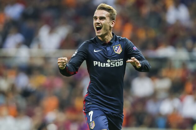 Antoine Griezmann of Atletico Madrid during the UEFA Youth League match between Galatasaray and Atletico Madrid on September 15, 2015 at Istanbul, Turkey.(Photo by VI Images via Getty Images)