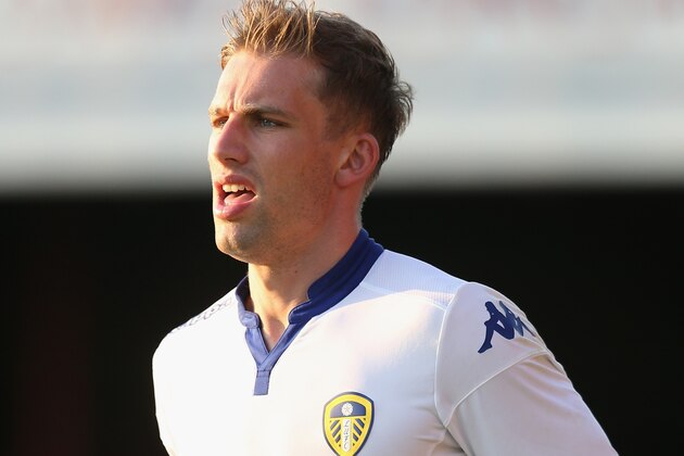 YORK, ENGLAND - JULY 15:  Charlie Taylor of Leeds United looks on during the pre season friendly match between York City and Leeds United at Bootham Crescent on July 15, 2015 in York, England.  (Photo by David Rogers/Getty Images)