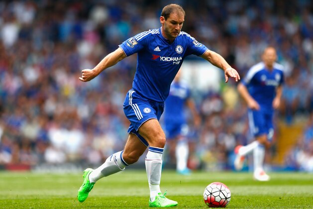LONDON, ENGLAND - AUGUST 08:  Branislav Ivanovic of Chelsea in action during the Barclays Premier League match between Chelsea and Swansea City at Stamford Bridge on August 8, 2015 in London, England.  (Photo by Julian Finney/Getty Images)