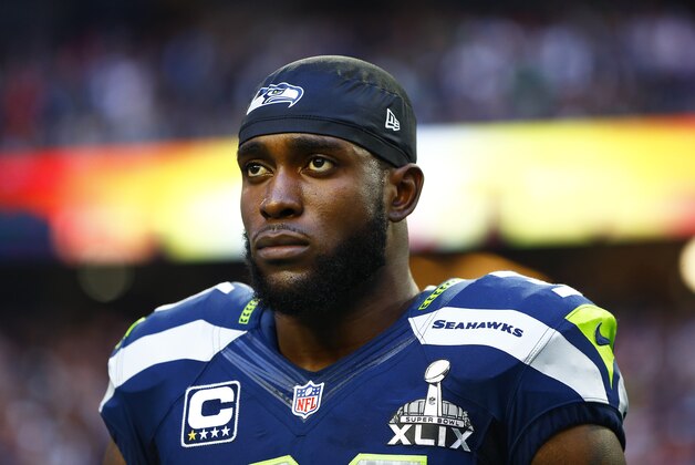 Feb 1, 2015; Glendale, AZ, USA; Seattle Seahawks defensive back Kam Chancellor (31) against the New England Patriots in Super Bowl XLIX at University of Phoenix Stadium. Mandatory Credit: Mark J. Rebilas-USA TODAY Sports