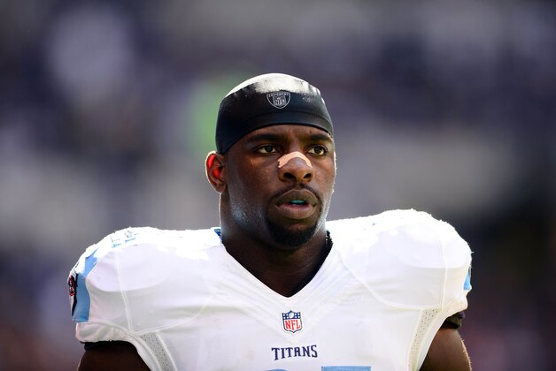 Sep 28, 2014; Indianapolis, IN, USA; Tennessee Titans strong safety Bernard Pollard (31) against the Indianapolis Colts at Lucas Oil Stadium. Mandatory Credit: Andrew Weber-USA TODAY Sports