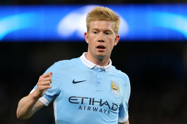 MANCHESTER, ENGLAND - SEPTEMBER 15:  Kevin De Bruyne of Manchester City during the UEFA Champions League Group D match between Manchester City FC and Juventus at the Etihad Stadium on September 15, 2015 in Manchester, United Kingdom.  (Photo by Matthew Ashton - AMA/Getty Images)