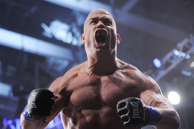 May 17, 2014; Southaven, MS, USA; Tito Ortiz after the fight against Alexander Shlemnko during BFC 120 at Landers Center. Mandatory Credit: Justin Ford-USA TODAY Sports
