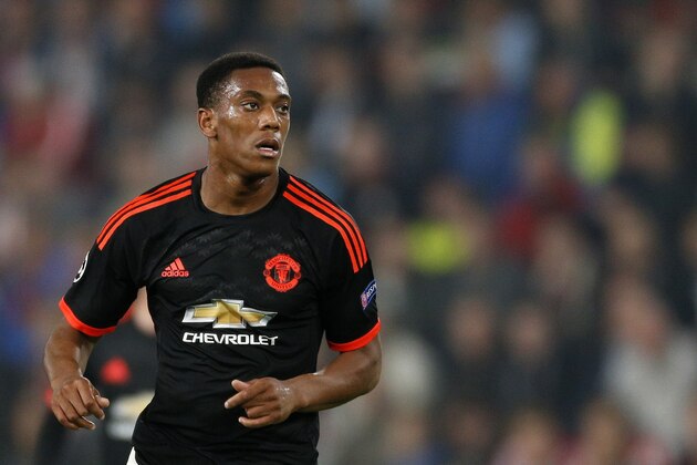 Anthony Martial of Manchester United FC during the UEFA Champions League group B match between PSV Eindhoven and Manchester United on September 15, 2015 at the Philips stadium in Eindhoven, The Netherlands.(Photo by VI Images via Getty Images) Anthony Martial of Manchester United FC during the UEFA Champions League group B match between PSV Eindhoven and Manchester United on September 15, 2015 at the Philips stadium in Eindhoven, The Netherlands.(Photo by VI Images via Getty Images)