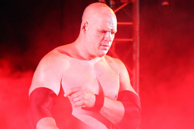 DURBAN, SOUTH AFRICA - JULY 08:  The Big Red Monster Kane during the WWE Smackdown Live Tour at Westridge Park Tennis Stadium on July 08, 2011 in Durban, South Africa.  (Photo by Steve Haag/Gallo Images/Getty Images)