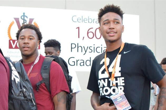 Virginia Tech verbal commitments Tavante Beckett and Eric Kumar
