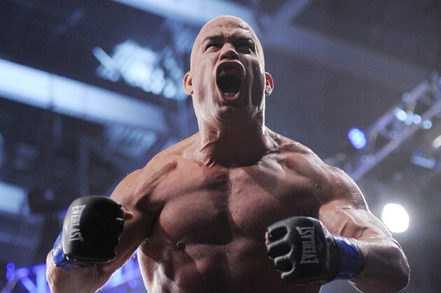 May 17, 2014; Southaven, MS, USA; Tito Ortiz after the fight against Alexander Shlemnko during BFC 120 at Landers Center. Mandatory Credit: Justin Ford-USA TODAY Sports