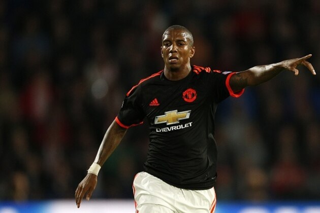 Ashley Young of Manchester United FC during the UEFA Champions League group B match between PSV Eindhoven and Manchester United on September 15, 2015 at the Philips stadium in Eindhoven, The Netherlands.(Photo by VI Images via Getty Images)