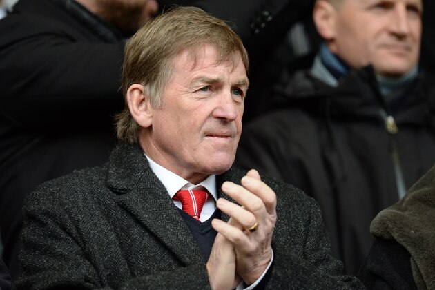 Liverpool's former Scottish player and manager Kenny Dalglish applauds ahead of the English Premier League football match between Liverpool and Manchester City at Anfield stadium in Liverpool, north west England, on March 1, 2015. AFP PHOTO / OLI SCARFF
RESTRICTED TO EDITORIAL USE. NO USE WITH UNAUTHORIZED AUDIO, VIDEO, DATA, FIXTURE LISTS, CLUB/LEAGUE LOGOS OR 'LIVE' SERVICES. ONLINE IN-MATCH USE LIMITED TO 45 IMAGES, NO VIDEO EMULATION. NO USE IN BETTING, GAMES OR SINGLE CLUB/LEAGUE/PLAYER PUBLICATIONS. (Photo credit should read OLI SCARFF/AFP/Getty Images) Liverpool's former Scottish player and manager Kenny Dalglish applauds ahead of the English Premier League football match between Liverpool and Manchester City at Anfield stadium in Liverpool, north west England, on March 1, 2015. AFP PHOTO / OLI SCARFF
RESTRICTED TO EDITORIAL USE. NO USE WITH UNAUTHORIZED AUDIO, VIDEO, DATA, FIXTURE LISTS, CLUB/LEAGUE LOGOS OR 'LIVE' SERVICES. ONLINE IN-MATCH USE LIMITED TO 45 IMAGES, NO VIDEO EMULATION. NO USE IN BETTING, GAMES OR SINGLE CLUB/LEAGUE/PLAYER PUBLICATIONS. (Photo credit should read OLI SCARFF/AFP/Getty Images)