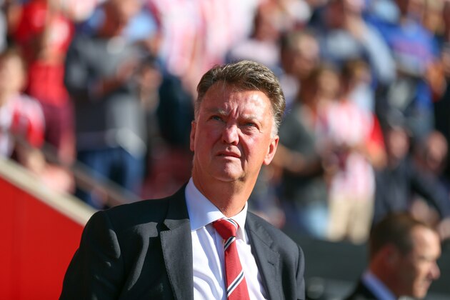 SOUTHAMPTON, ENGLAND - SEPTEMBER 20:  Louis van Gaal Manager of Manchester United before the Barclays Premier League match at St Mary's stadium between Southampton and Manchester United on September 20, 2015 in Southampton, United Kingdom.  (Photo by Catherine Ivill - AMA/Getty Images)