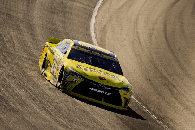 Matt Kenseth drives his car during the NASCAR Sprint Cup Series auto race at Chicagoland Speedway, Sunday, Sept. 20, 2015, in Joliet, Ill. (AP Photo/Matt Marton)
