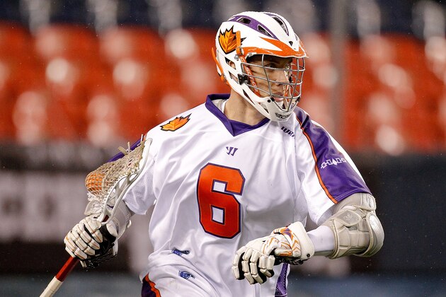 DENVER, CO - MAY 14:  Dan Dawson #6 of Hamilton Nationals in action against the Denver Outlaws at INVESCO Field at Mile High on May 14, 2011 in Denver, Colorado. The Denver Outlaws defeated the Hamilton Nationals 18-10. (Photo by Justin Edmonds/Getty Images)