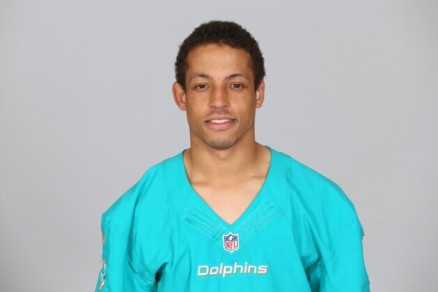 This is a 2015 photo of Brent Grimes of the Miami Dolphins NFL football team. This image reflects the Miami Dolphins active roster as of Monday, June 15, 2015 when this image was taken. (AP Photo)