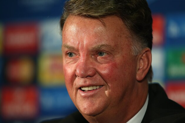 MANCHESTER, ENGLAND - SEPTEMBER 29:  Manchester United Manager Louis van Gaal answers questions from the media during a Manchester United FC Press Conference ahead of their Champions League fixture against VfL Wolfsburg at Old Trafford on September 29, 2015 in Manchester, United Kingdom.  (Photo by Jan Kruger/Getty Images)