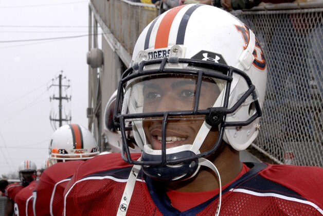 Auburn defensive back David Irons before the 2007 Under Armour Senior Bowl game at Ladd-Peebles Stadium, Mobile, Alabama, January 27, 2007. (Photo by A. Messerschmidt/Getty Images)