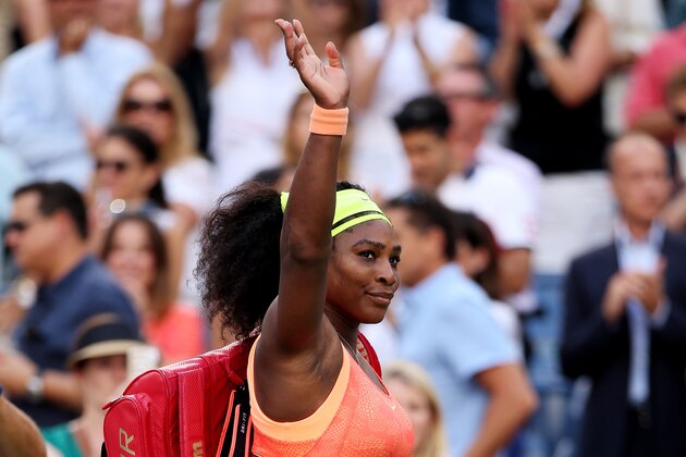 NEW YORK, NY - SEPTEMBER 11:  Serena Williams of the United States walks off of the court after loosing to Roberta Vinci of Italy during their Women's Singles Semifinals match on Day Twelve of the 2015 US Open at the USTA Billie Jean King National Tennis Center on September 11, 2015 in the Flushing neighborhood of the Queens borough of New York City.  (Photo by Matthew Stockman/Getty Images)