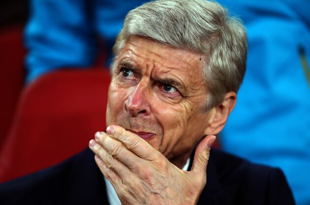 LONDON, ENGLAND - SEPTEMBER 29:  Arsene Wenger manager of Arsenal before the UEFA Champions League match between Arsenal and Olympiacos at the Emirates Stadium on September 29, 2015 in London, United Kingdom.  (Photo by Catherine Ivill - AMA/Getty Images)