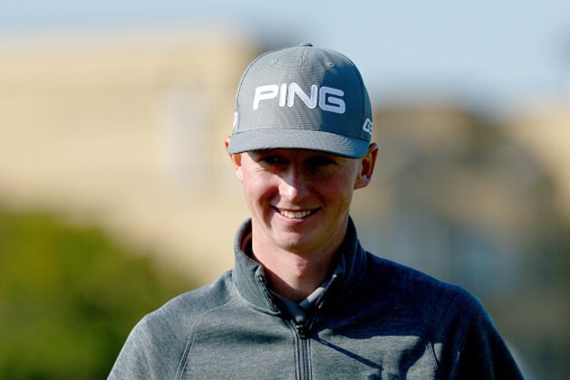 ST ANDREWS, SCOTLAND - OCTOBER 02:  Jimmy Mullen of England smiles after putting on the 17th green uring the second round of the 2015 Alfred Dunhill Links Championship at The Old Course on October 2, 2015 in St Andrews, Scotland. (Photo by Mark Runnacles/Getty Images)