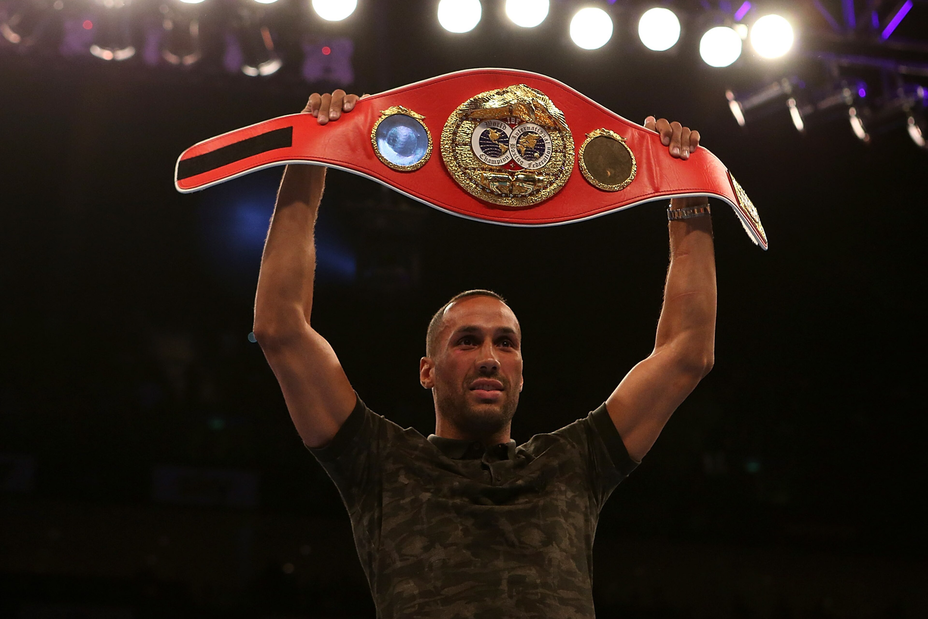 LONDON, ENGLAND - MAY 30: Boxer James Degale poses with his IBF Super Middleweight title belt at The O2 Arena on May 30, 2015 in London, England. (Photo by Ben Hoskins/Getty Images) LONDON, ENGLAND - MAY 30: Boxer James Degale poses with his IBF Super Middleweight title belt at The O2 Arena on May 30, 2015 in London, England. (Photo by Ben Hoskins/Getty Images)
