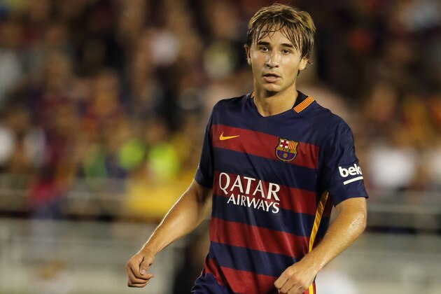PASADENA, UNITED STATES - JULY 21:  Sergi Samper of FC Barcelona during the International Champions Cup 2015 match between FC Barcelona and Los Angeles Galaxy at Rose Bowl on July 21, 2015 in Pasadena, California.  (Photo by Matthew Ashton - AMA/Getty Images)