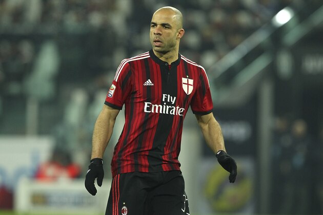 TURIN, ITALY - FEBRUARY 07:  Alex Dias da Costa of AC Milan looks on during the Serie A match between Juventus FC and AC Milan at Juventus Arena on February 7, 2015 in Turin, Italy.  (Photo by Marco Luzzani/Getty Images)