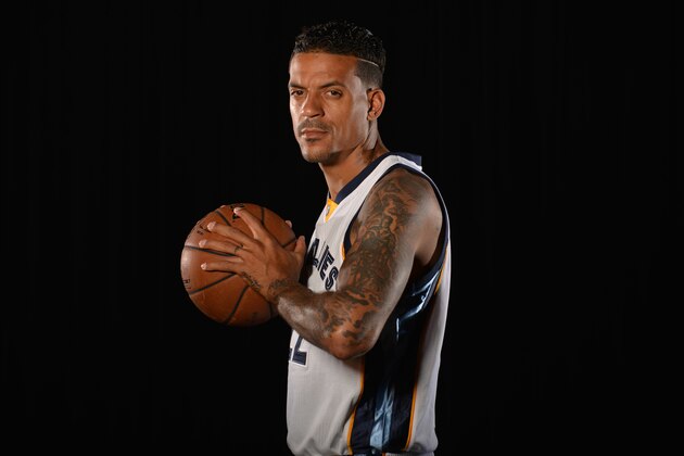 MEMPHIS, TN - JULY 28:  Matt Barnes #22 of the Memphis Grizzlies poses for a portrait on July 28, 2015 at FedExForum in Memphis, Tennessee.  NOTE TO USER: User expressly acknowledges and agrees that, by downloading and or using this photograph, User is consenting to the terms and conditions of the Getty Images License Agreement. Mandatory Copyright Notice: Copyright 2015 NBAE (Photo by Brandon Dill/NBAE via Getty Images)