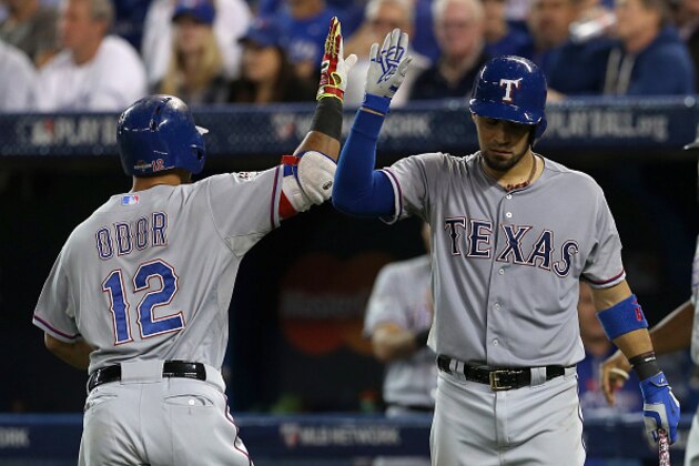 TORONTO, ON - OCTOBER 08:  Rougned Odor
