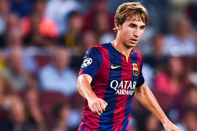 BARCELONA, SPAIN - SEPTEMBER 17:  Sergi Samper of FC Barcelona runs with the ball during the UEFA Champions League Group F match between FC Barcelona and APOEL FC at the Camp Nou Stadium on September 17, 2014 in Barcelona, Spain.  (Photo by David Ramos/Getty Images)
