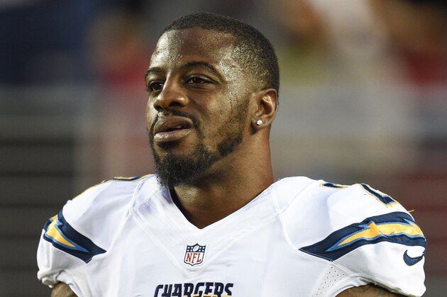 December 20, 2014; Santa Clara, CA, USA; San Diego Chargers cornerback Shareece Wright (29) before the game against the San Francisco 49ers at Levi's Stadium. The Chargers defeated the 49ers 38-35. Mandatory Credit: Kyle Terada-USA TODAY Sports