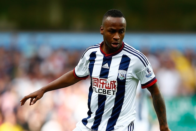 BIRMINGHAM, ENGLAND - SEPTEMBER 19:  Saido Berahino of West Bromwich Albion in action during the Barclays Premier League match between Aston Villa and West Bromwich Albion at Villa Park on September 19, 2015 in Birmingham, United Kingdom.  (Photo by Dan Mullan/Getty Images)